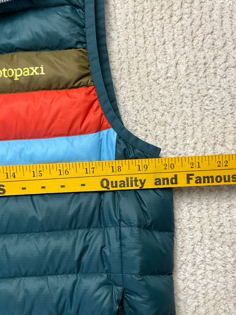 COTOPAXI FUEGO DOWN VEST MEN'S SIZE MEDIUM - Picture 7 of 16